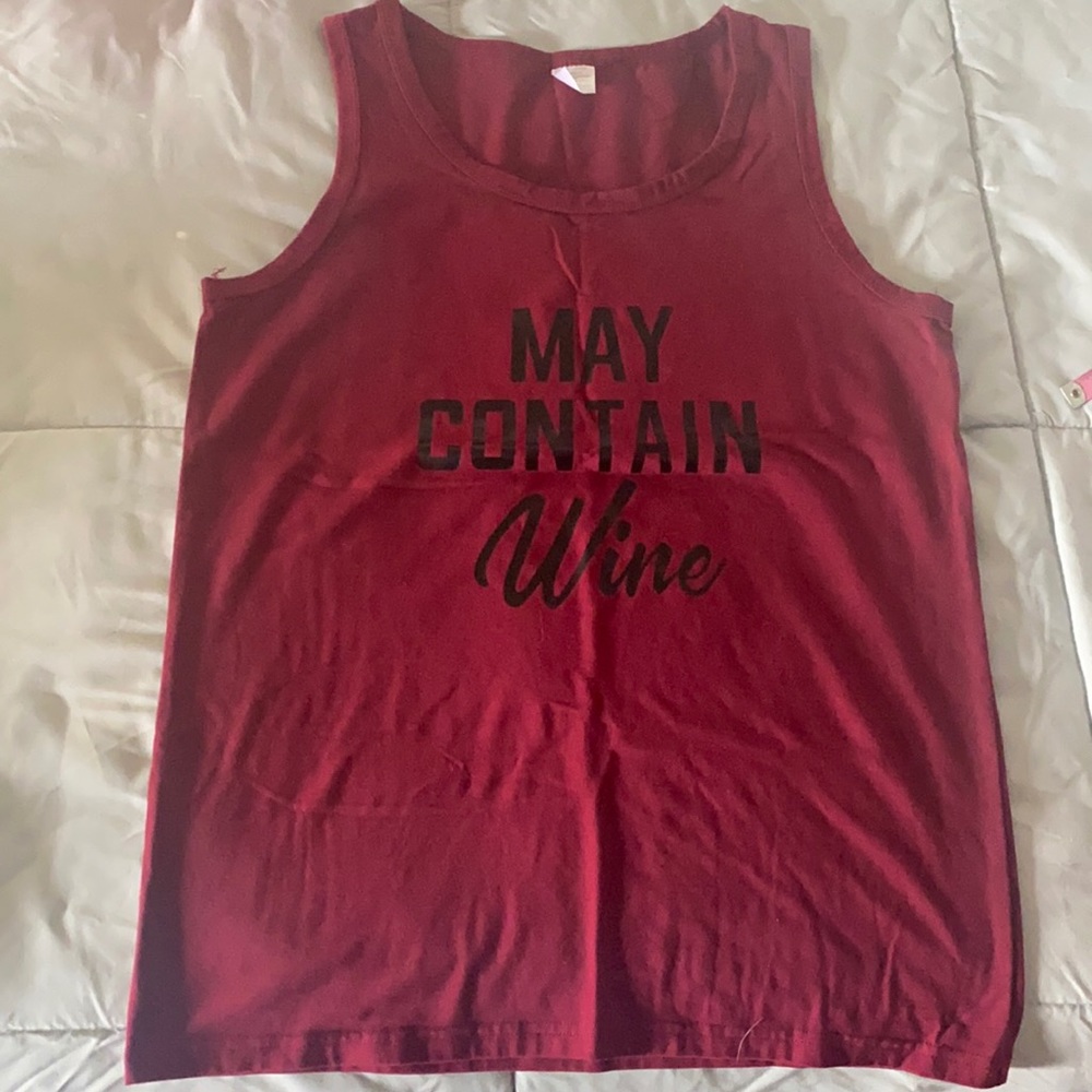 Maroon Wine Tank Top